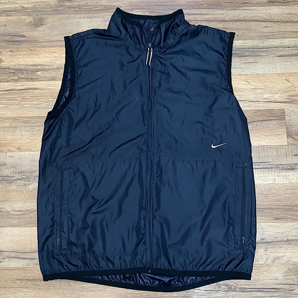 Y2K Nike solo swoosh zip up vest - Picture 1 of 6